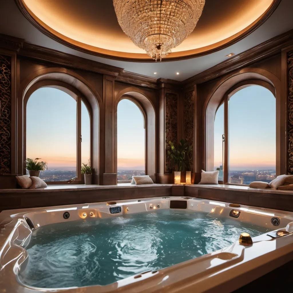 Jacuzzi Bath Spa at Green Heaven Spa